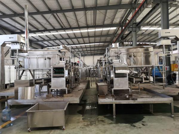 Buy cheap Full Automatic Frying Peanut Production Line / Batch Fried Nuts Making Line from wholesalers