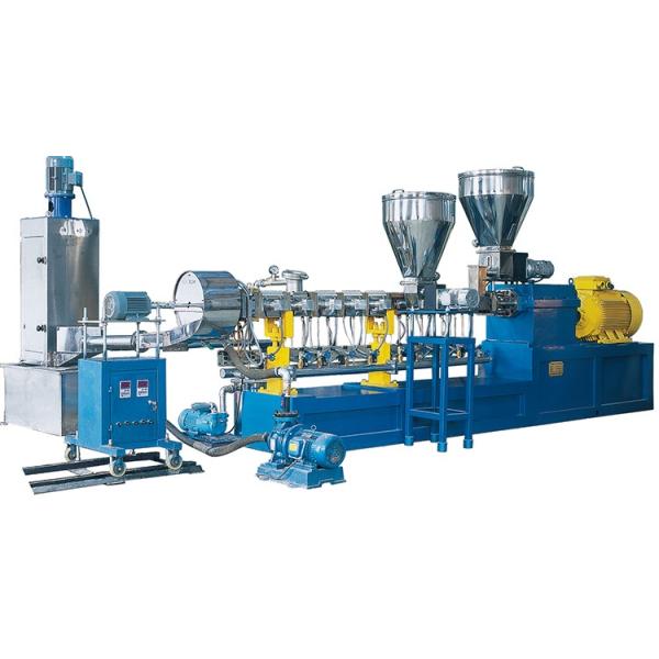 Euro-quality Loss-in-weight Feeder Water Ring Pelletizer PP/PE+CaCO3/Talcum/Tio2 Twin Screw Extruder Plastic Granulator Machine