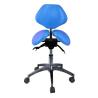Buy cheap Unique Dentist Stool Blue Color Barber Shop Chair Comfortable Dental Twin Saddle Stool from wholesalers