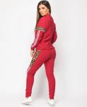 Womens Tracksuits Cotton Polyester Leopard Print Side Stripe Women Jogging 2