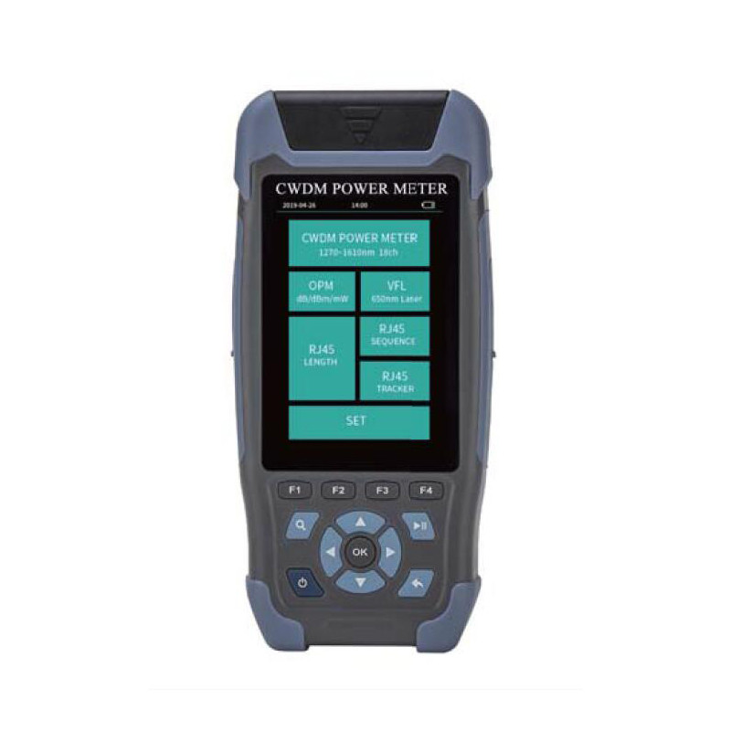 OPM VFL RJ45 Sequence Length Tracker CWDM Power Meter 6 / 18 Channels