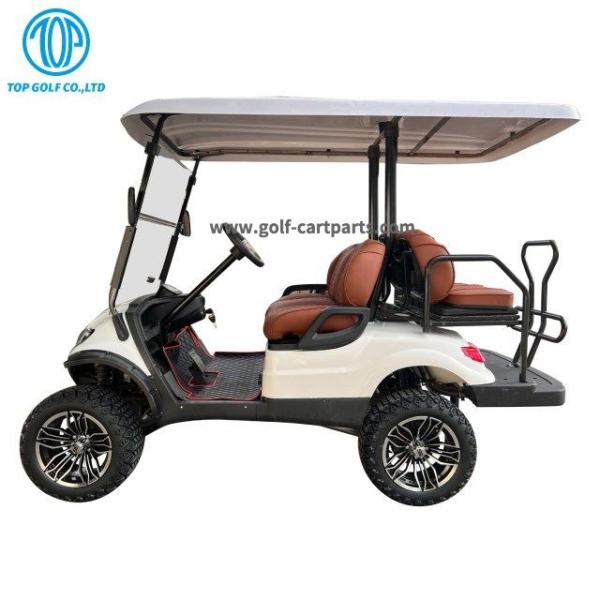Buy cheap Lift Up Chassis Version Electric Golf Car , 4 Seaters Electrical Golf Cart from wholesalers