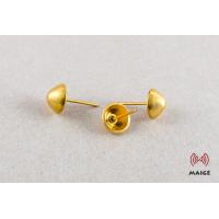 Buy cheap Sharp Golden Hard Tag Pin , Anti Theft Pin Cone Head Shinning Surface product