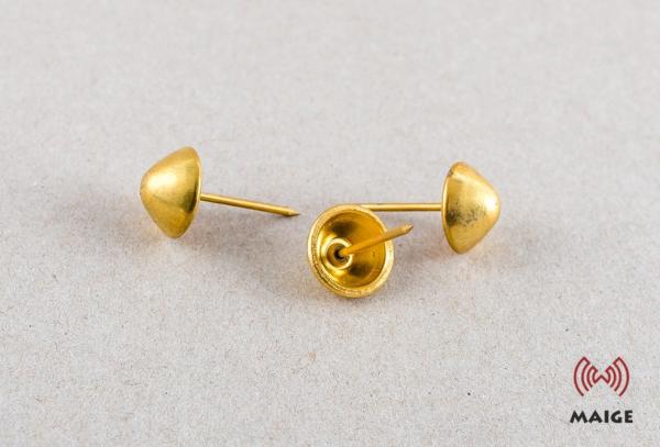 Buy cheap Sharp Golden Hard Tag Pin , Anti Theft Pin Cone Head Shinning Surface from wholesalers