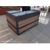 Buy cheap Heavy Duty Grocery Checkout Counter Single Sided Eco Friendly Cashier Counter from wholesalers