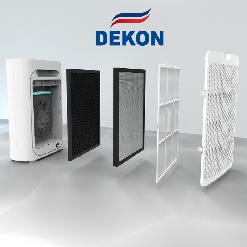 600CMH HEPA H14 PM2.5 Filtration air purifier with UVC air sterilizer and dininfection digital display touch control