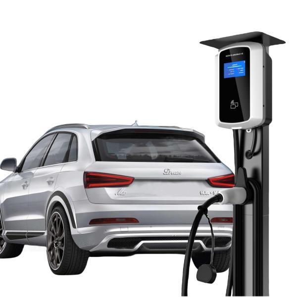 Buy cheap Single Gun 16A 32A 4.8" Screen Wall Mounted EV Charging Station Wifi Connected from wholesalers