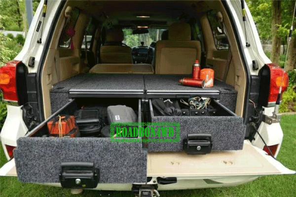 Buy cheap OUTBACK STYLE 4WD REAR STORAGE DRAWER SYSTEMS AND CARGO BARRIERS AND RACK DIVIDERS FOR TOYOTA LAND CRUISER LC200 from wholesalers