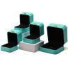 Buy cheap Octagonal Cyan Ring Ornament PU Leather Jewelry Luxury Packaging Box Organizer from wholesalers