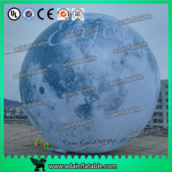 Buy cheap 6m Giant Event Logo Advertising Inflatable Moon Customized Inflatable Planet Decoration from wholesalers