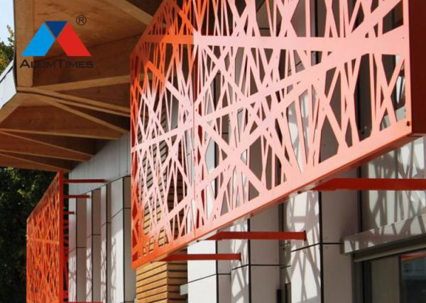 Buy cheap Perforated Aluminium Mesh Panel , Office Metal Building Exterior Facade OEM from wholesalers