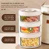 Buy cheap Leak-proof Metal Bento Lunch Box With Independent Sealing And Ventilation from wholesalers