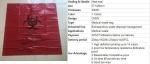 Adhensive tape bag, self seal bagsYellow/red/black biohazard infectious/medical