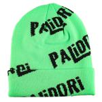 Custom Men Winter Beanie Slouchy Knitted Hats Black With Jacquard Logo