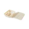Buy cheap 3 Compartment Disposable Cornstarch Meal Tray Disposable Meal Trays 160g from wholesalers