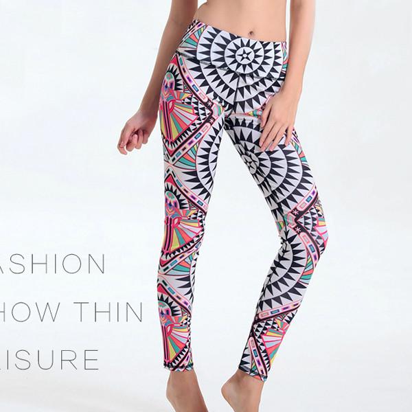 Buy cheap OEM women yoga pants polyester spandex fabric bodybuilding gymwear from wholesalers