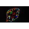 Buy cheap AC240V Restaurant Bar Neon Sign 8×12mm Hang Wall Lighting No Fragile from wholesalers