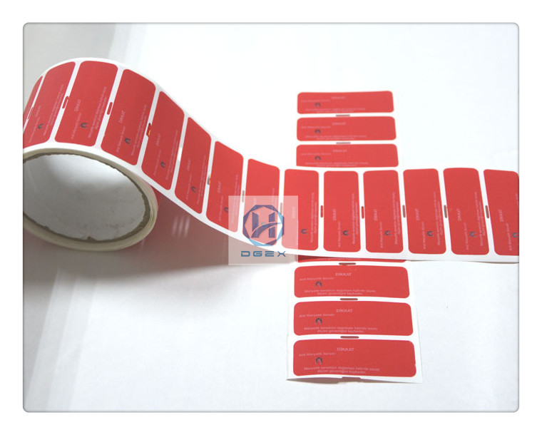 Customized Sharp Magnetic Security Labels Free Sample 66mm * 22mm