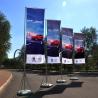 Buy cheap Fiber Pole 4.5m Outdoor Banner Flags Double Sided Feather Flags from wholesalers