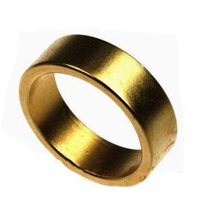 Ni Zn Cu Coating Rare Earth Permanent Samarium Cobalt Ring Magnets 0.05mm