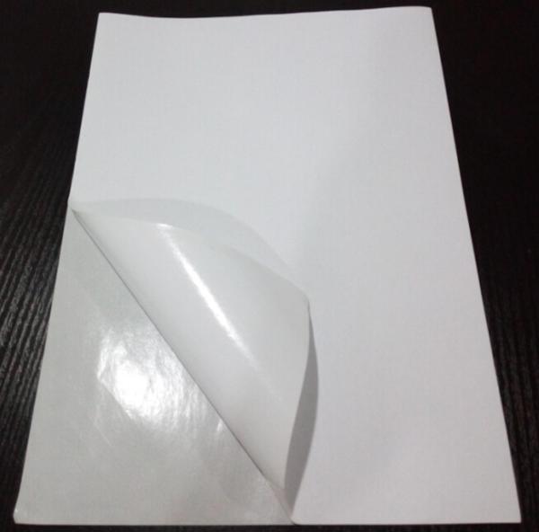 Buy cheap White 8.5 X 11cm Woodfree Blank Sticker Sheets , Plain Sticker Sheets from wholesalers