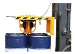 YL4-1 Forklift mounted Four Barrels Clamp Hoist With Automatic Adjusting Core