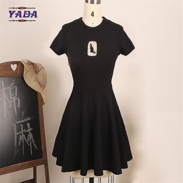 Fashion cat womens beach wear brand lady dresses one piece latest for women