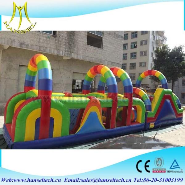 Quality Hansel diy playground equipment,obstacle sport game indoor and outdoor for sale