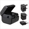 Buy cheap Black AC Travel Adapter , 58*58*56mm US UK AUS EU Universal Travel Adapter from wholesalers