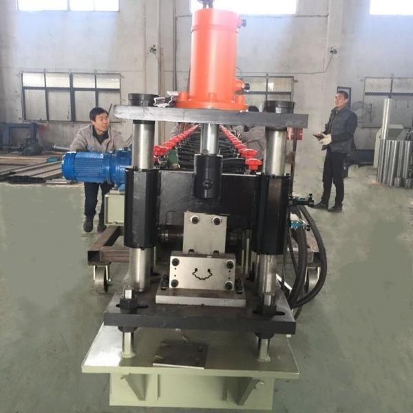 Buy cheap 7.5KW 2-3m/Min Roll Forming Equipment Hydraulic Punching Vineyard Post Press from wholesalers