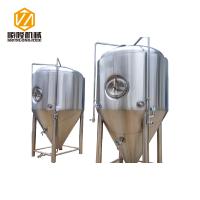 Buy cheap 3000L Stainless Steel Conical Fermenter 2 Bar Work Pressure Optional Shadowless product