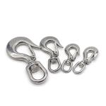 Corrosion Resistance Swivel End Stainless Swivel Snap Hook Rigging With Safety