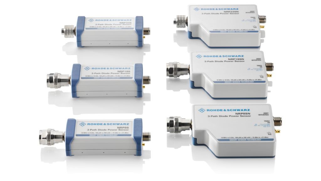 R&S NRPxxS NRP33S NRP33SN NRP33SN-V three-path diode power sensors