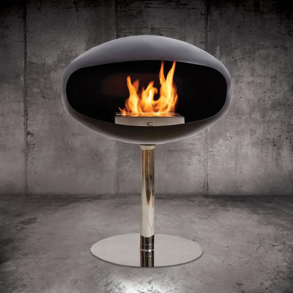 Buy cheap 60cm Black Indoor Heater Carbon Steel Smoke Free Bioethanol Fireplace from wholesalers