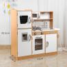 Buy cheap Large 82.5cm Refrigerator Wooden Miniature Kitchen Set Stove White Black from wholesalers