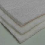 White color 15mm thickness fiberglass needle mat used for insulation or filter