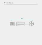 Carbon Steel 40mm Length Minifix Cam Bolt Furniture Connecting Fitting For RTA