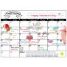 Buy cheap Custom Dry Erase Magnetic Refrigerator Calendar , Magnetic Weekly Planner 12'' X 16'' from wholesalers