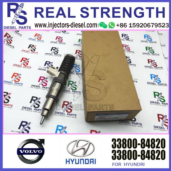 Buy cheap Diesel Injector 33800 84820 33800-84820 3380084820 21306407 BEBE4D19002 For Hyundai D6CC Engine from wholesalers