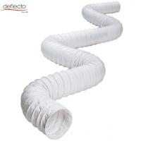 Buy cheap White Nylon Flexible Plastic Air Duct PVC Heat Resistant Flexible Ducting product