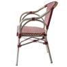 Buy cheap 100% Handmade Red Rattan Stackable Commercial Dining Chairs from wholesalers