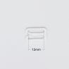 Buy cheap White Eco Friendly Nylon Coated Metal Bra Hooks 12mm from wholesalers