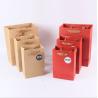 Buy cheap Cardboard Paper Kraft Shopping Paper Bags With Handles Custom Logo Printed from wholesalers