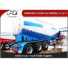 Buy cheap Tri - Axle Bulk Cement Tanker Trailer With Air Compressor Q235 Steel Tanker Body from wholesalers
