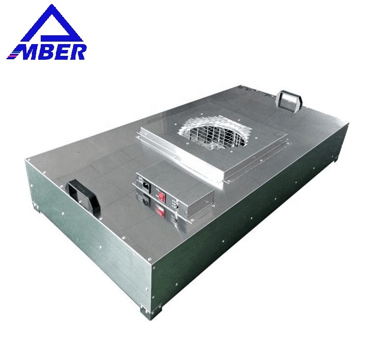 Amber Equipment Fan Filter Unit 0.45m/S Dust Free Clean Room FFU