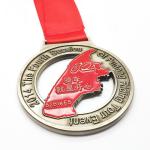 Wholesale Custom Medal Logo Medallion Soft Enamel Gold Silver Marathon Running
