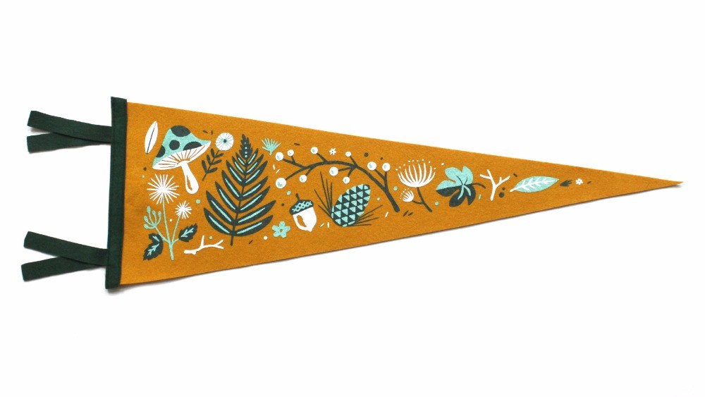 Sports Club Felt Bunting Triangle Pennant Banner