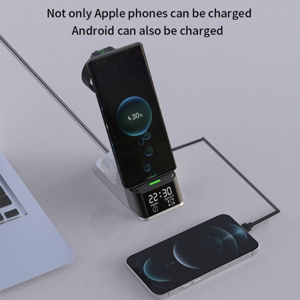 Buy cheap Multifunction Wireless Charger with 5V/2A Input 3 In 1 Wireless Charger Station from wholesalers
