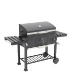 Outdoor Black Iron Steel Trolley Charcoal Grill 167.5*69*108 cm