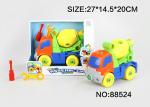 Multi Colored Kids Excavator Toy Truck , Toy Construction Vehicles Set